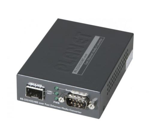 Serveur RS-232/485/422 sur réseau fibre Planet ICS-105A