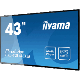 afficher l'article Affichage dynamique écran 43 pouces IIYAMA LE4340S-B1