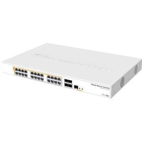 Switch routeur 24 ports PoE 4 SFP+ Mikrotik CRS328-24P-4S+RM