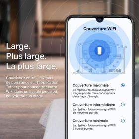 Répéteur WiFi 6 AX3000 TP-LINK RE705X
