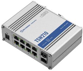 Switch industriel 8 ports giga 2 SFP Teltonika TSW210