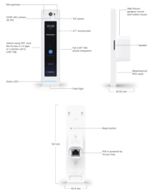 Lecteur de cartes NFC Bluetooth UniFi G2 PRO noir
