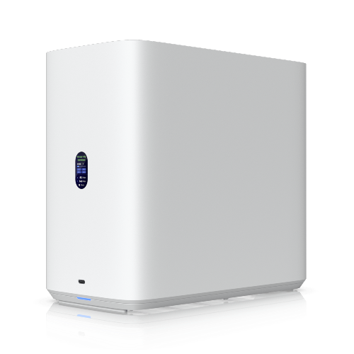 NAS tour UniFi Ubiquiti 4 baies UNAS-4 blanc