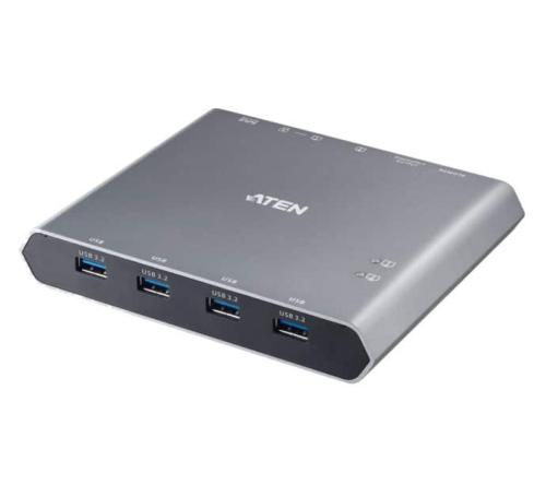 Commutateur KVM 2 USB-C DP 4 USB-A Chargeur Aten US3311