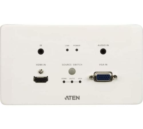 Plaque murale HDMI VGA HDBase-T ATEN VE2812