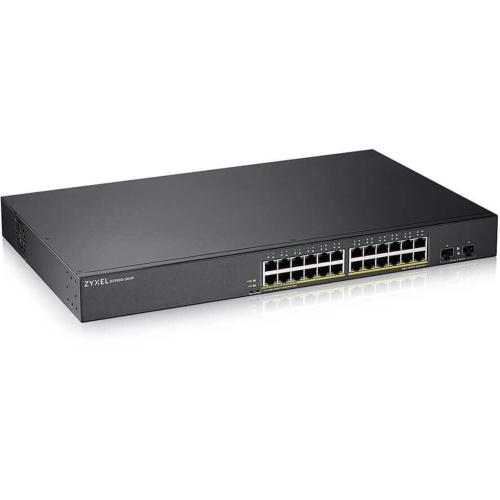 Switch 24 ports giga PoE 170W 2 SFP Zyxel GS1900-24HP