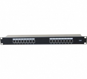 Panneau de brassage 19 CAT6 STP 16 ports