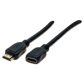 Rallonge HDMI High Speed avec Ethernet or 2 m