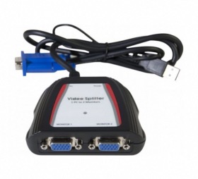 Duplicateur VGA 2 ports 250MHz alimentation USB