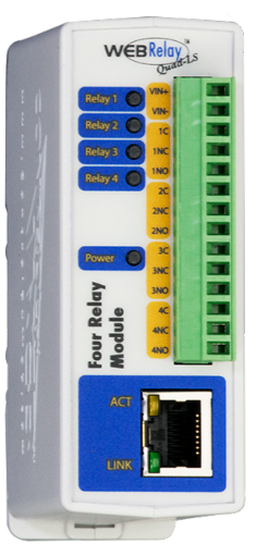 WebRelay Quad 4 contacts-secs