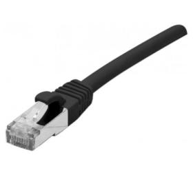 Cable ethernet Cat 6a 10 Gbe LSOH snagless noir - 15 cm