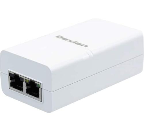 Injecteur gigabit PoE 802.3 af 15,4W IP40