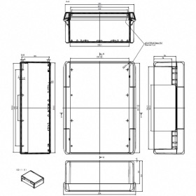 Boitier extérieur étanche IP68 pour borne DECT PoE