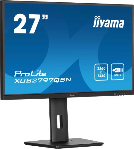 Moniteur IPS 27 pouces QHD pivot DP/HDMI/USB-C IIYAMA