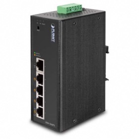 Switch industriel 5 ports 4 PoE Planet ISW-504PS