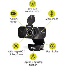 Webcam USB A/C FHD Port Design