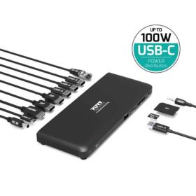 Station d'accueil USB-C 3x4K Port Designs 901910W