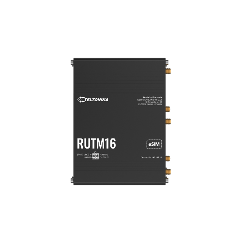 Routeur 4G LTE 2 SIM eSIM WiFi GNSS Teltonika RUTM16