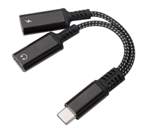 Doubleur USB-C charge rapide et audio