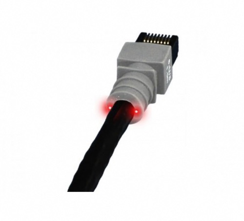 Cable PatchSee Cat. 6 U/UTP 2,1 m à repérage lumineux