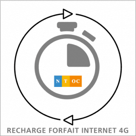 Forfait internet 4G Data NTOC - recharge 1Go