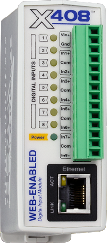 Module 8 entrées numériques PoE X-408-E