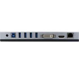 Dock Station USB-A/C HDMI DVI LAN 6 ports USB-A