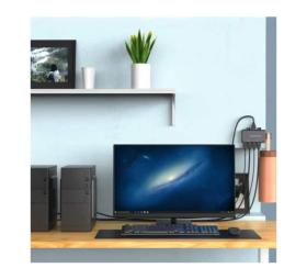 Mini Switch KVM HDMI 4K USB 2 ports avec câbles
