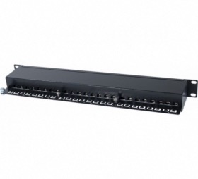 Panneau de brassage 19 CAT5E STP 24 ports