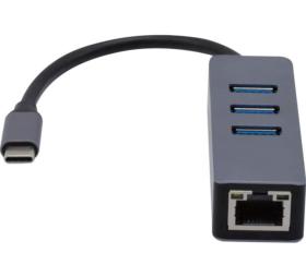 Adaptateur USB-C vers RJ45 giga Boot PXE + Hub 3 ports