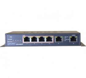 Switch 6 ports Gigabit Planet GSD-604HP (4 PoE+ 55W)