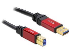 Cordon USB 3.0 Premium type A mâle / B mâle 1 m