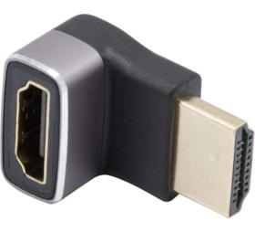 Adaptateur HDMI 2.1 8K M/F coud vertical 270