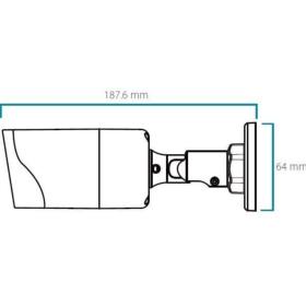 Caméra Bullet IP extérieure 4 Mp D-Link DCS-4714E