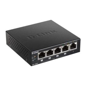 Switch D-LINK 5 ports gigabit 4 PoE+ 60W DGS-1005P