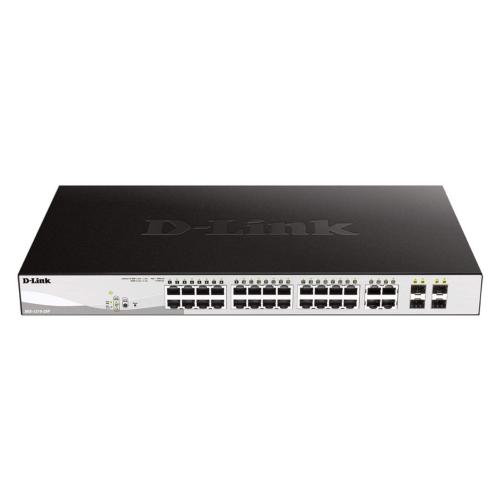 Switch D-LINK Smart+ 24 ports giga PoE 193W + 4 SFP