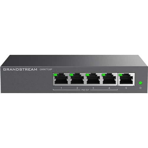 Switch 5 ports gigabit 4 PoE+ 60W Grandstream