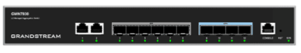 Switch 2 ports gigabit 6 SFP 4 SFP+ Grandstream
