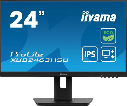 Moniteur LED IPS éco 24 pouces IIYAMA XUB2463HSU-B1