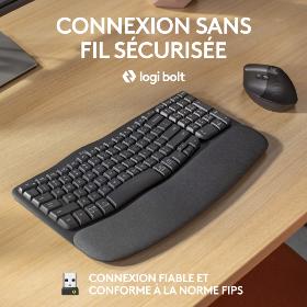 Clavier sans fil Logitech Ergo Pro Wave Keys