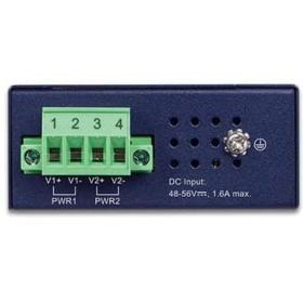 Injecteur industriel Gigabit PoE+ 72W Planet IPOE-260