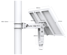 Panneau solaire 60W batterie 20Ah VIGI SP6020