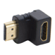 Adaptateur HDMI M/F coud vers le haut