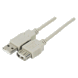 Rallonge USB 2.0 type A M/F 1 m gris