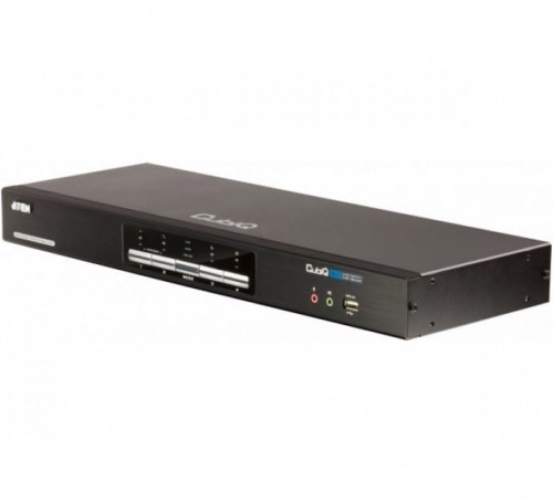 Commutateur KVM USB DVI Dual View à 4 ports