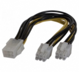 Doubleur alimentation PCI Express 6 pins