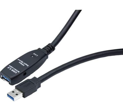 Rallonge USB type A 3.0 amplifiée 30 m