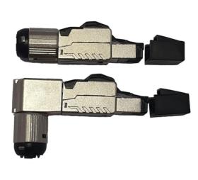 Connecteur de terrain RJ45 Cat6a sortie droite ou coudée