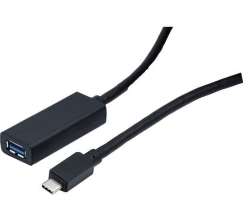 Rallonge USB 3.1 amplifiée type C vers A 10 m