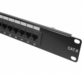 Panneau de brassage 19 CAT6 UTP 16 ports